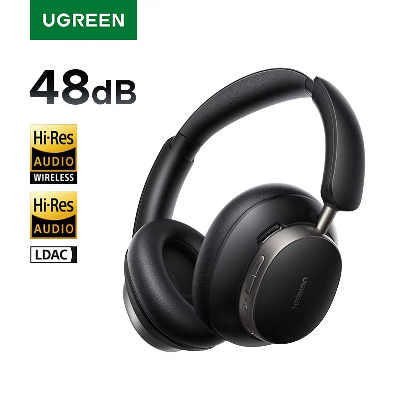 Studio Pro 48Db ANC Wireless Headphones over Ear Bluetooth Earphones Active Noise Cancellation Hi-Res LDAC 120H Playtime