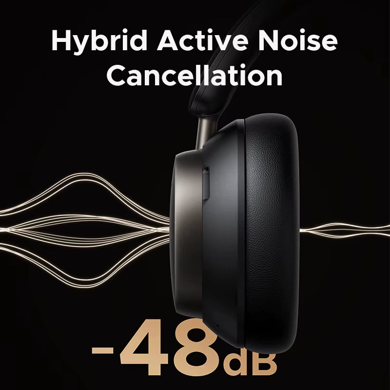 Studio Pro 48Db ANC Wireless Headphones over Ear Bluetooth Earphones Active Noise Cancellation Hi-Res LDAC 120H Playtime